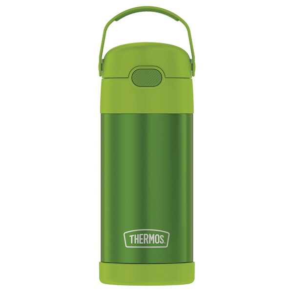 Thermos 12-Ounce FUNtainer Vacuum-Insulated Stainless Steel Bottle (Lime) F4100LM6 - main